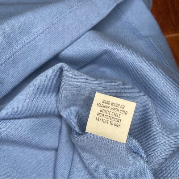 Joan Vass Tank Top Light Blue Size 3 (16/18) NWT - Picture 5 of 7